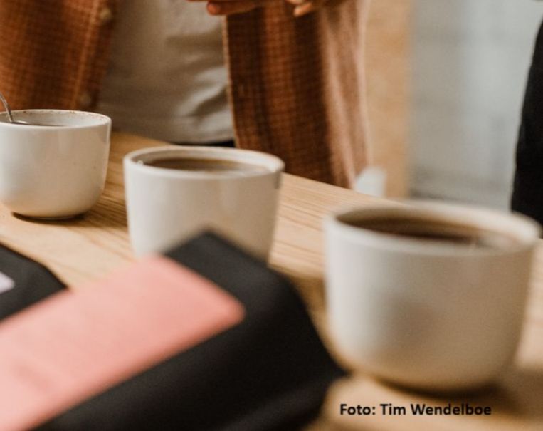 Kopper med kaffe fra Tim Wendelboe